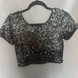 Forever 21 Dark Gray Blouse